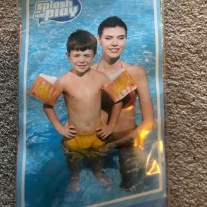 Water wings never used.